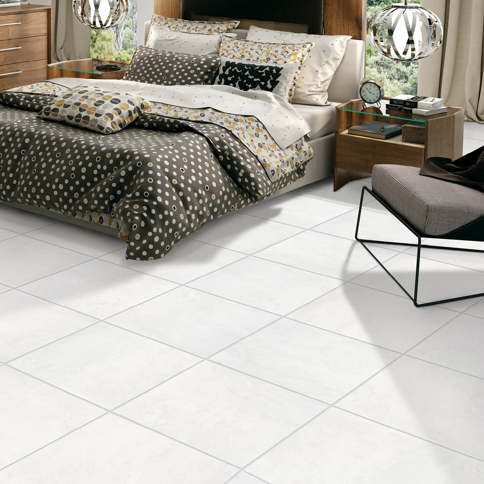 White Tile | Larry Lint Flooring