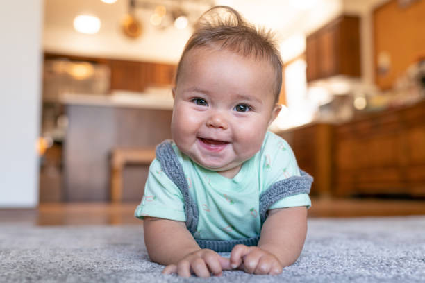 Baby on carpet floor | Larry Lint Flooring