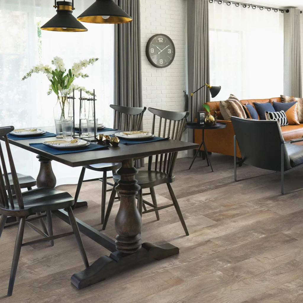 Dining and Living Room Luxury Vinyl Flooring | Larry Lint Flooring
